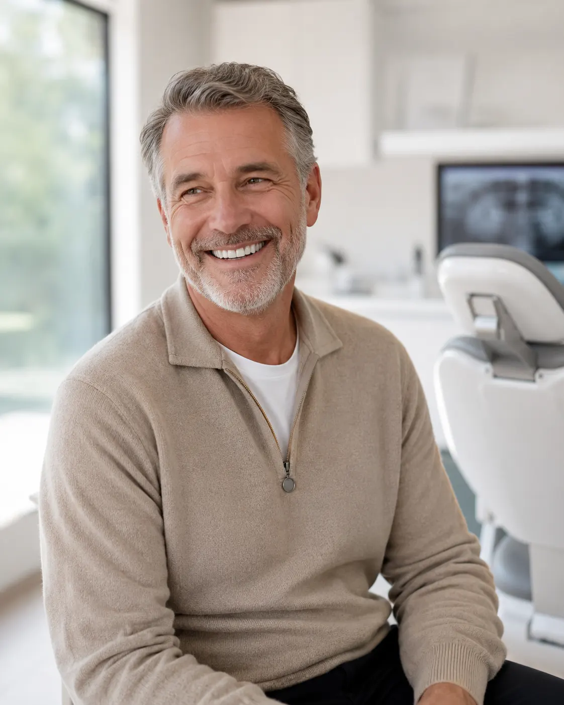 Dental implant marketing — single tooth, implant bridges, snap-in dentures, and All-on-X full arch