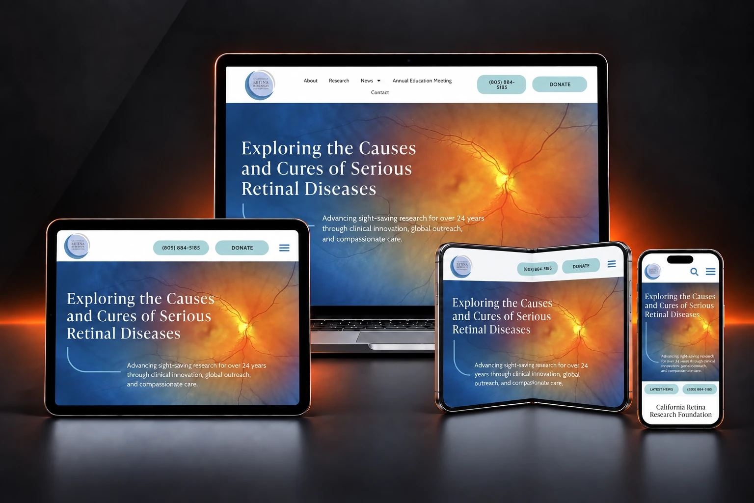 California Retina Research website
